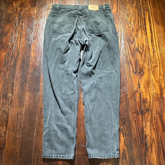 Levi's Other - VTG 1995 Levis 560 Jeans‎ Mens 38x32 Black Loose Fit Tapered Made USA Denim 90s